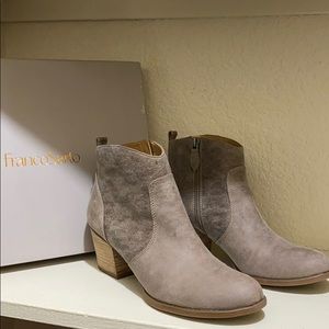 Brand New Franco Sarto Huette Suede Booties